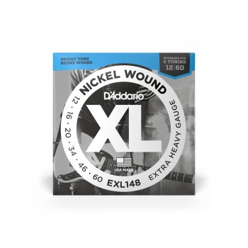 D'Addario XL Nickel Extra Heavey 12-60