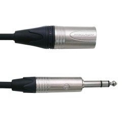 Digiflex Câble XLR M - 1/4M TRS 3'