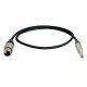 Digiflex Câble XLR F à 1/4 Mono 3'