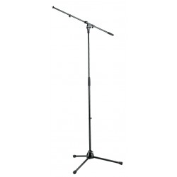 K&M 210/2 Noir Support Microphone avec Perche