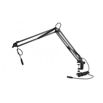 K&M Support de Bureau Articulé pour Micro Broadcast
