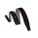 Levy's Courroie 2.5" Suède Noir