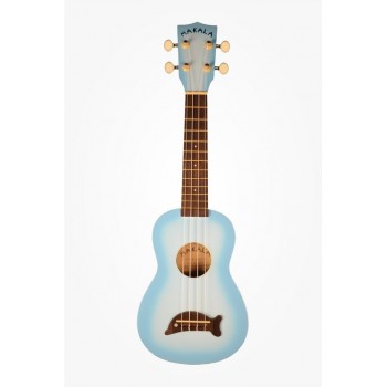 Makala Soprano Dolphin Ukulele,Light Burst