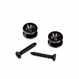 Planet Waves Solid Brass Strap Button - Black