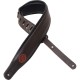 Levy's Courroie 2.5" Signature Series Cuir Noir