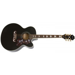 Epiphone J200SCE Electric/Acoustic - Ebony