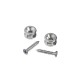 Planet Waves Solid Brass Strap Button - Black