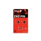 Planet Waves Solid Brass Strap Button - Black