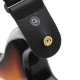 Planet Waves Solid Brass Strap Button - Black