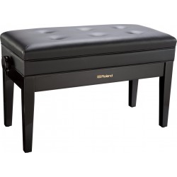 Roland Banc de Piano Duet Noir Satiné Ajustable