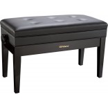 Roland Banc de Piano Duet Noir Satiné Ajustable