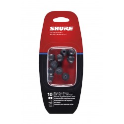 Shure Embout en Mousse Noir Large