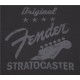 Fender T-Shirt Original Strat Charcoal Petit